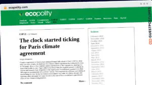 Publish Guest Post on ecopolity.com