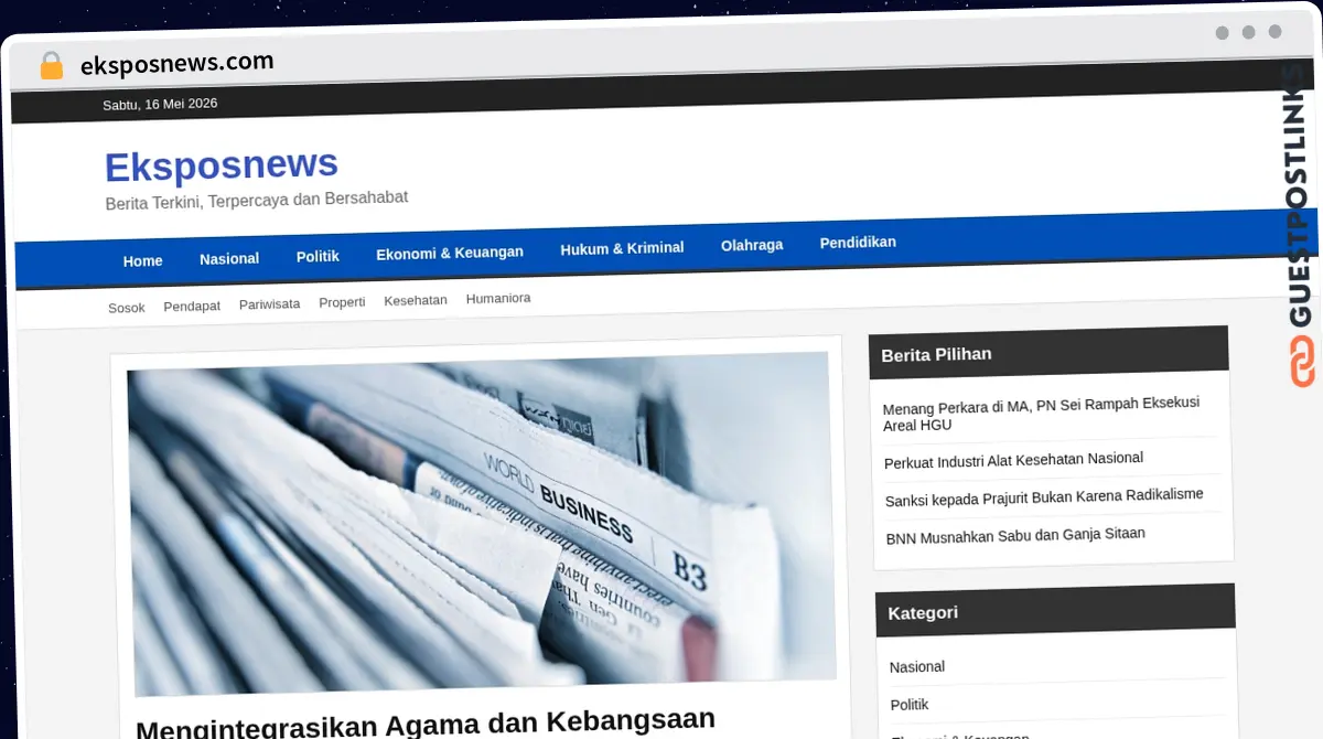 Publish Guest Post on eksposnews.com
