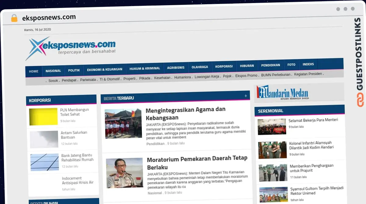 Publish Guest Post on eksposnews.com