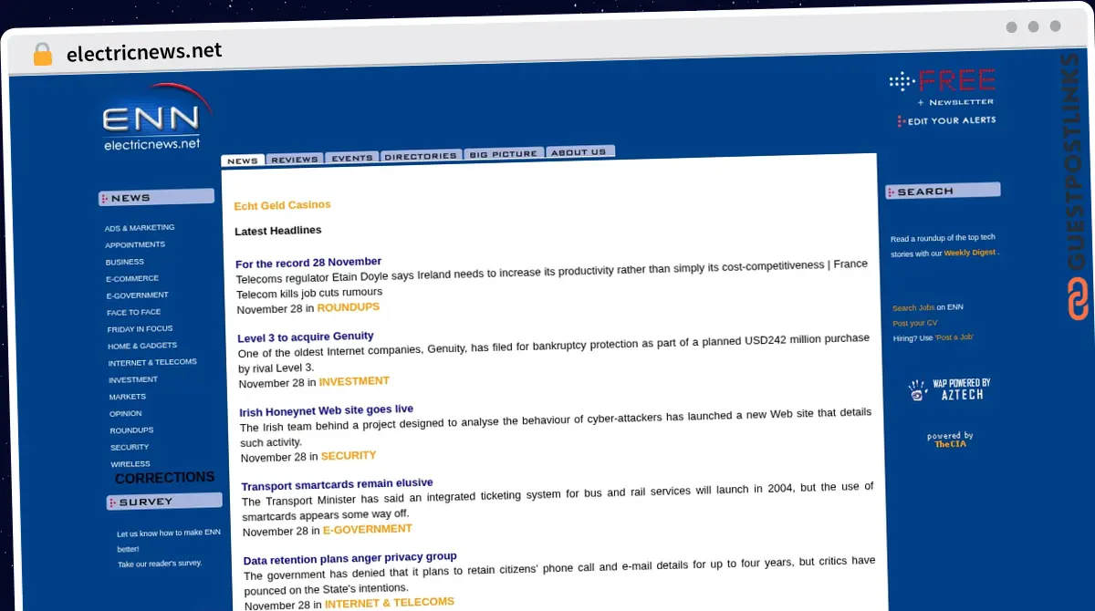 Publish Guest Post on electricnews.net