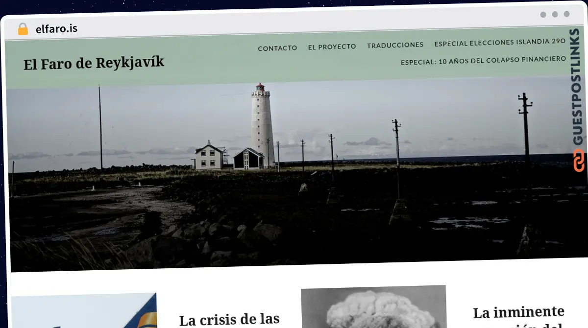 Publish Guest Post on elfaro.is