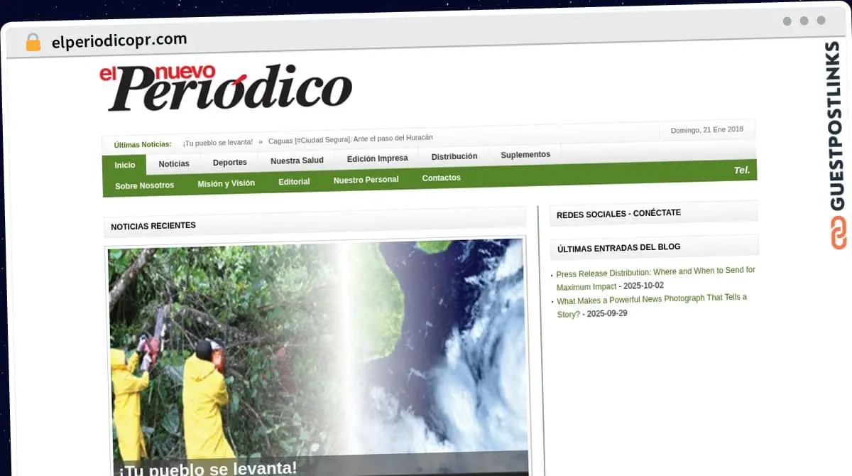 Publish Guest Post on elperiodicopr.com