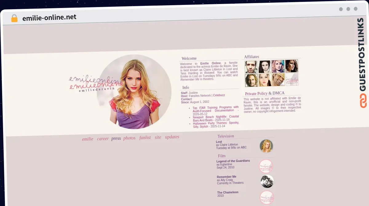 Publish Guest Post on emilie-online.net