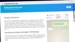 Publish Guest Post on emptycharacter.com