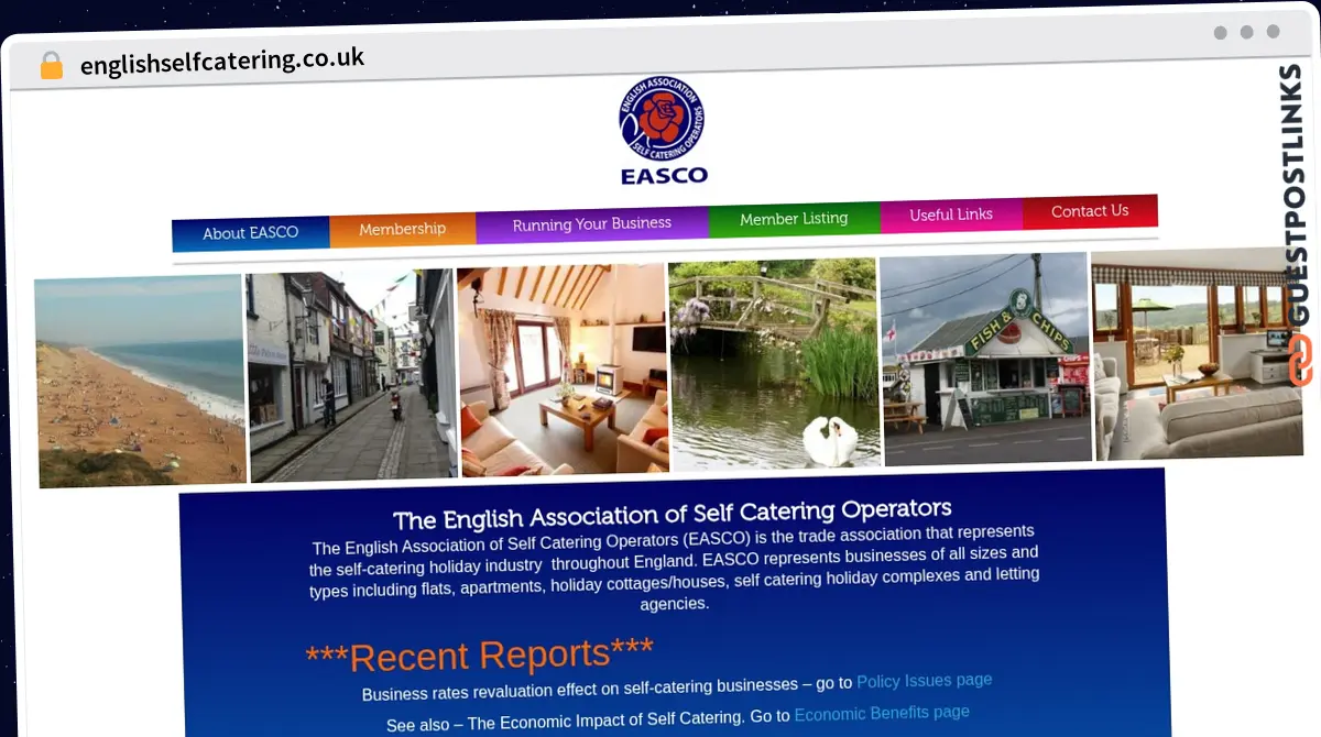 Publish Guest Post on englishselfcatering.co.uk