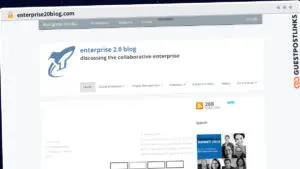 Publish Guest Post on enterprise20blog.com