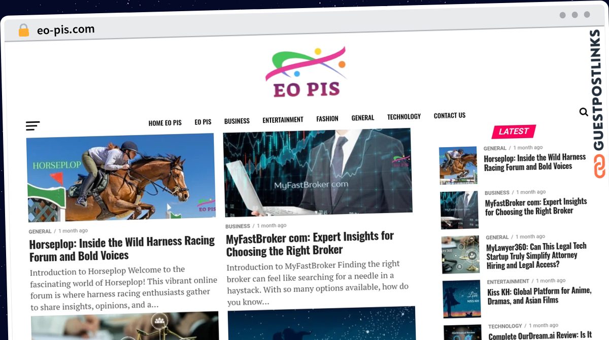 Publish Guest Post on eo-pis.com