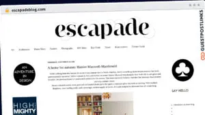 Publish Guest Post on escapadeblog.com