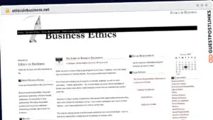 Publish Guest Post on ethicsinbusiness.net