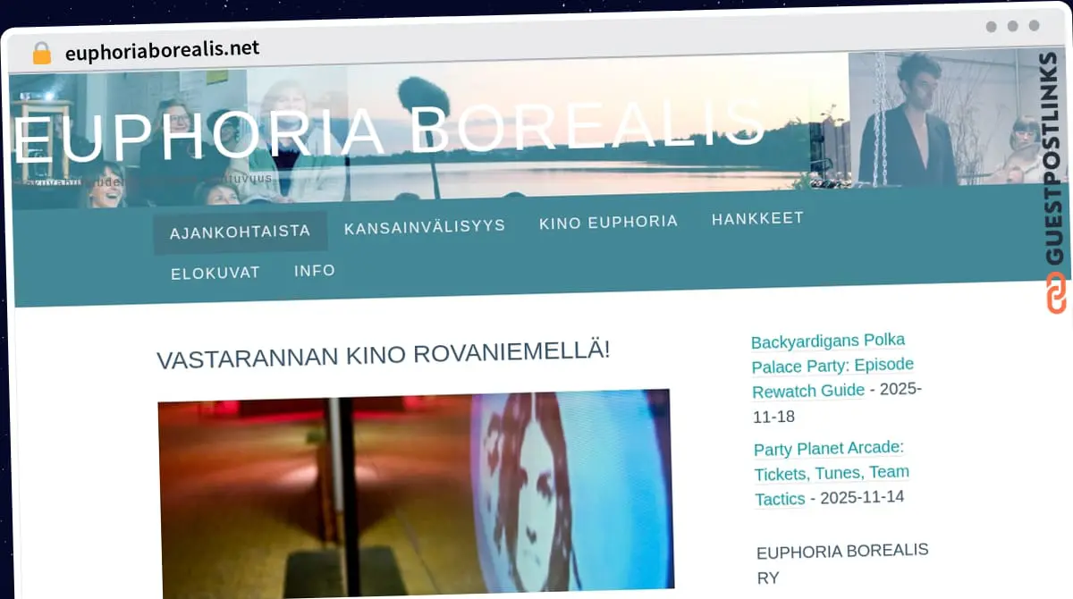 Publish Guest Post on euphoriaborealis.net