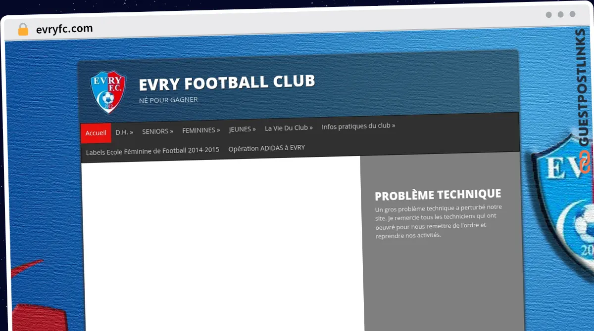 Publish Guest Post on evryfc.com