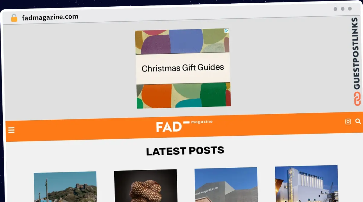 Publish Guest Post on fadmagazine.com