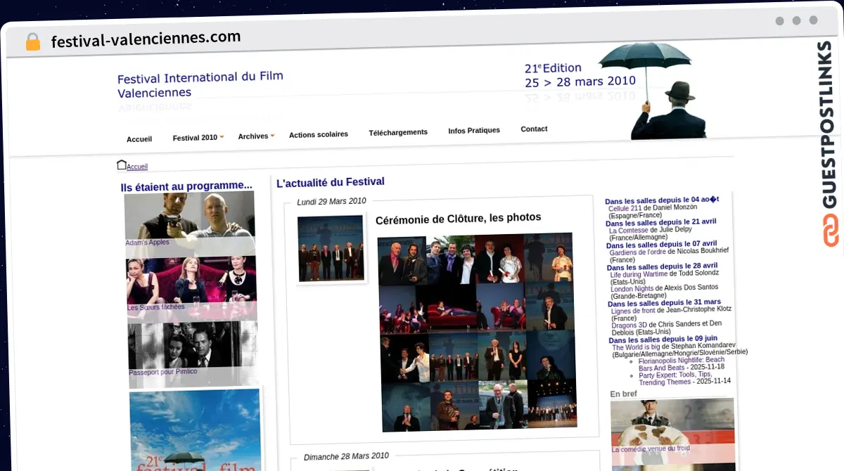 Publish Guest Post on festival-valenciennes.com