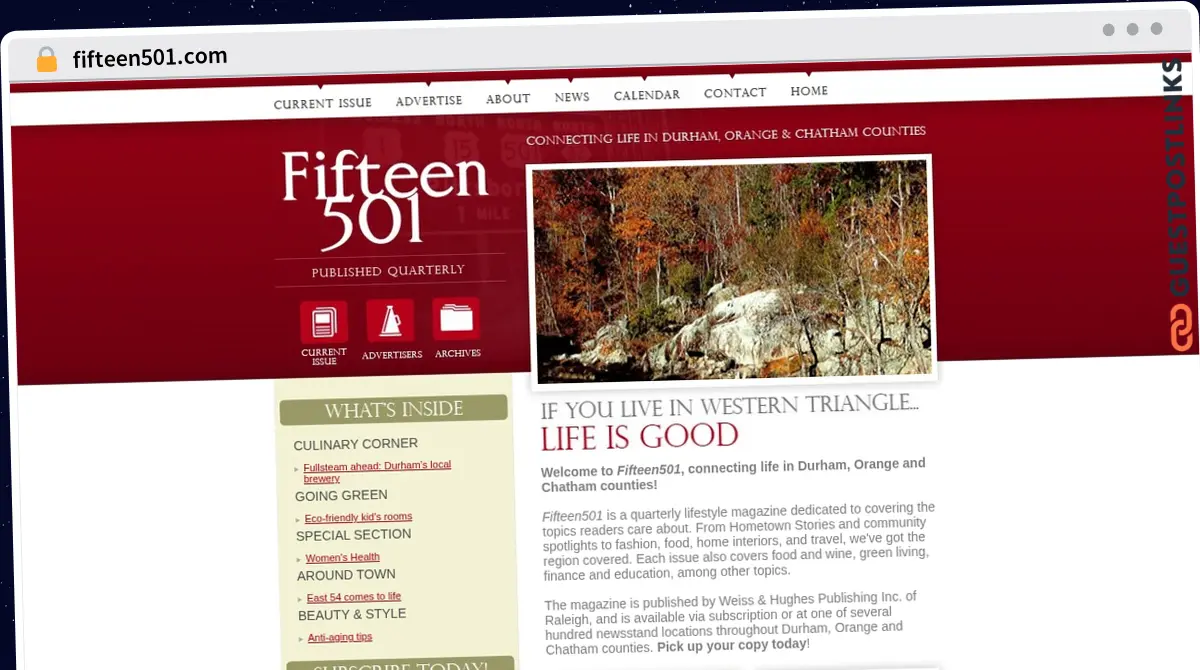 Publish Guest Post on fifteen501.com