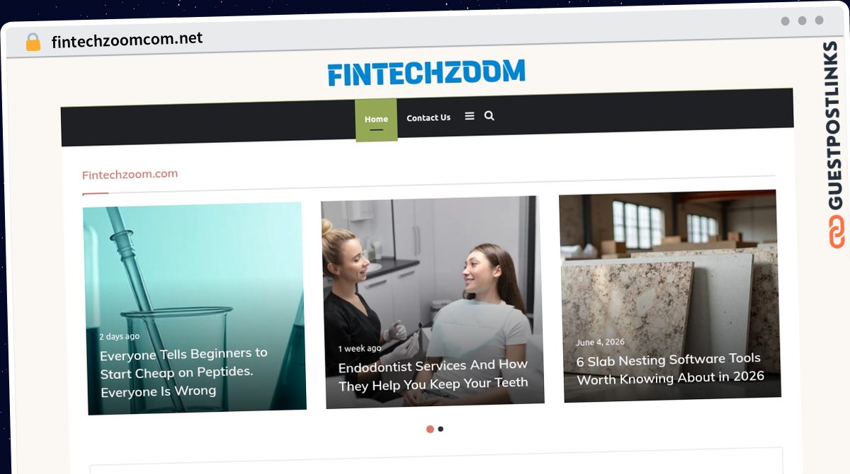 Publish Guest Post on fintechzoomcom.net