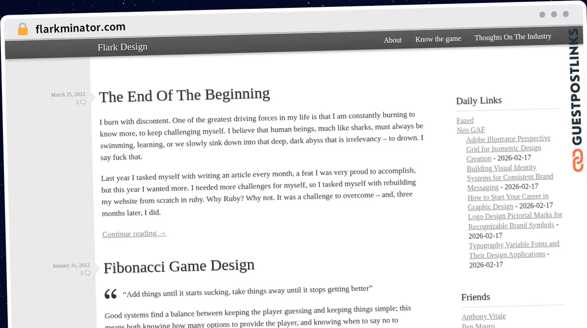 Publish Guest Post on flarkminator.com