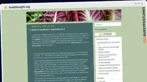 Publish Guest Post on foodthought.org