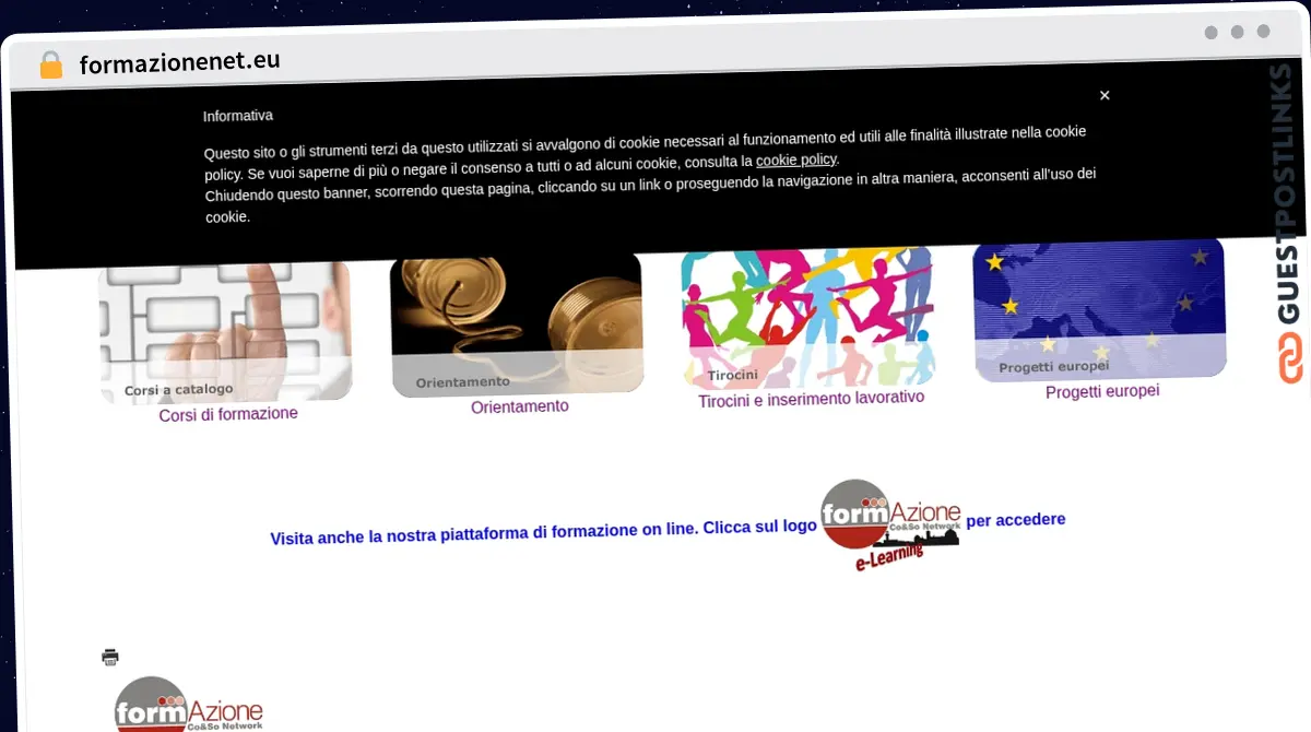 Publish Guest Post on formazionenet.eu