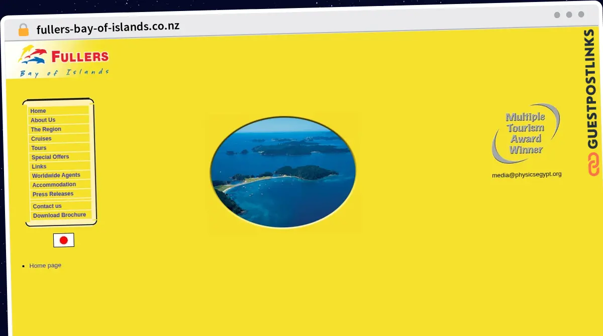 Publish Guest Post on fullers-bay-of-islands.co.nz