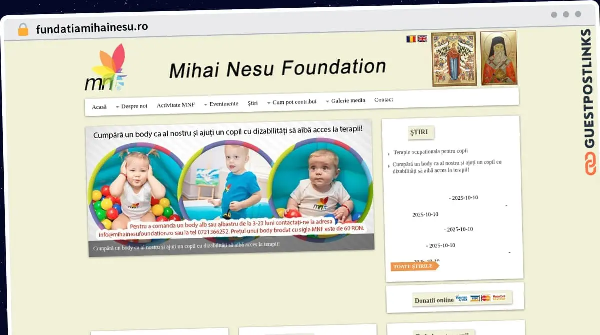 Publish Guest Post on fundatiamihainesu.ro