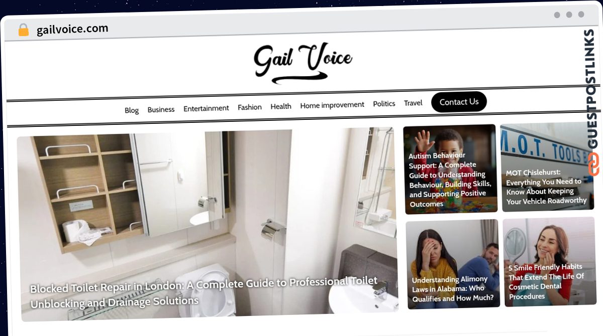 Publish Guest Post on gailvoice.com