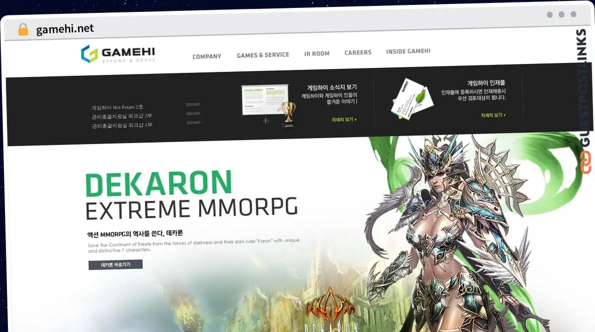 Publish Guest Post on gamehi.net