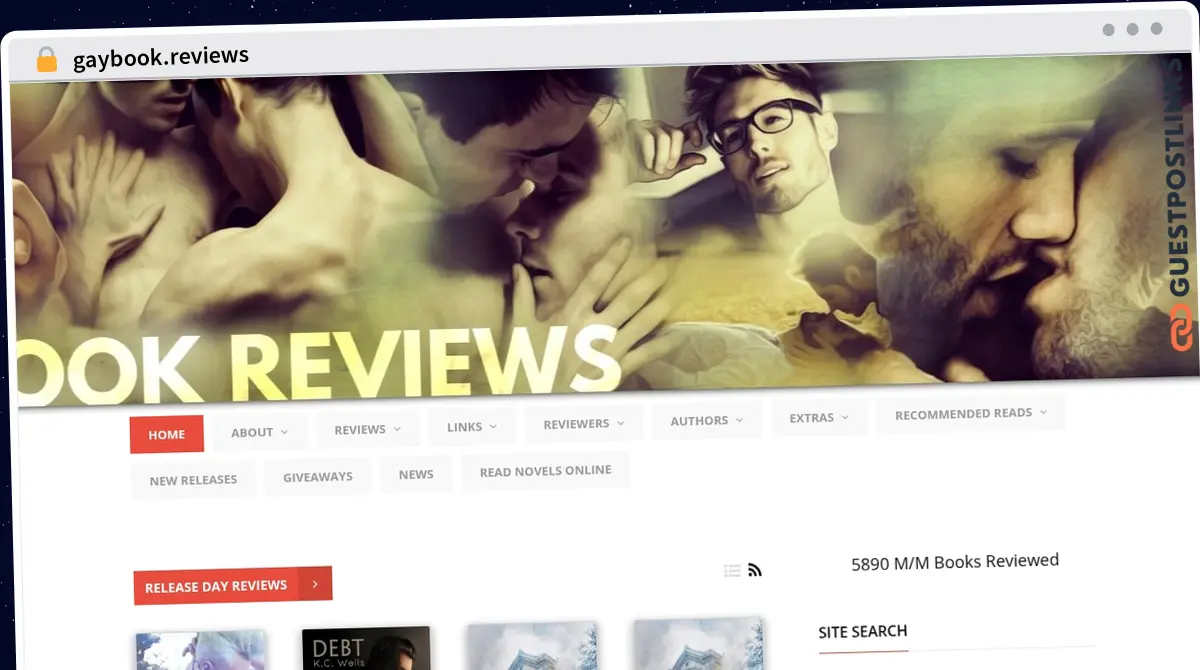 Publish Guest Post on gaybook.reviews