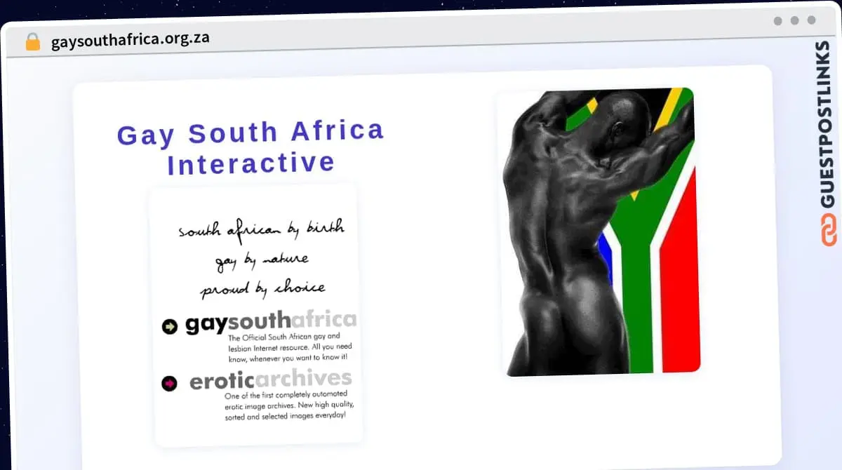 Publish Guest Post on gaysouthafrica.org.za