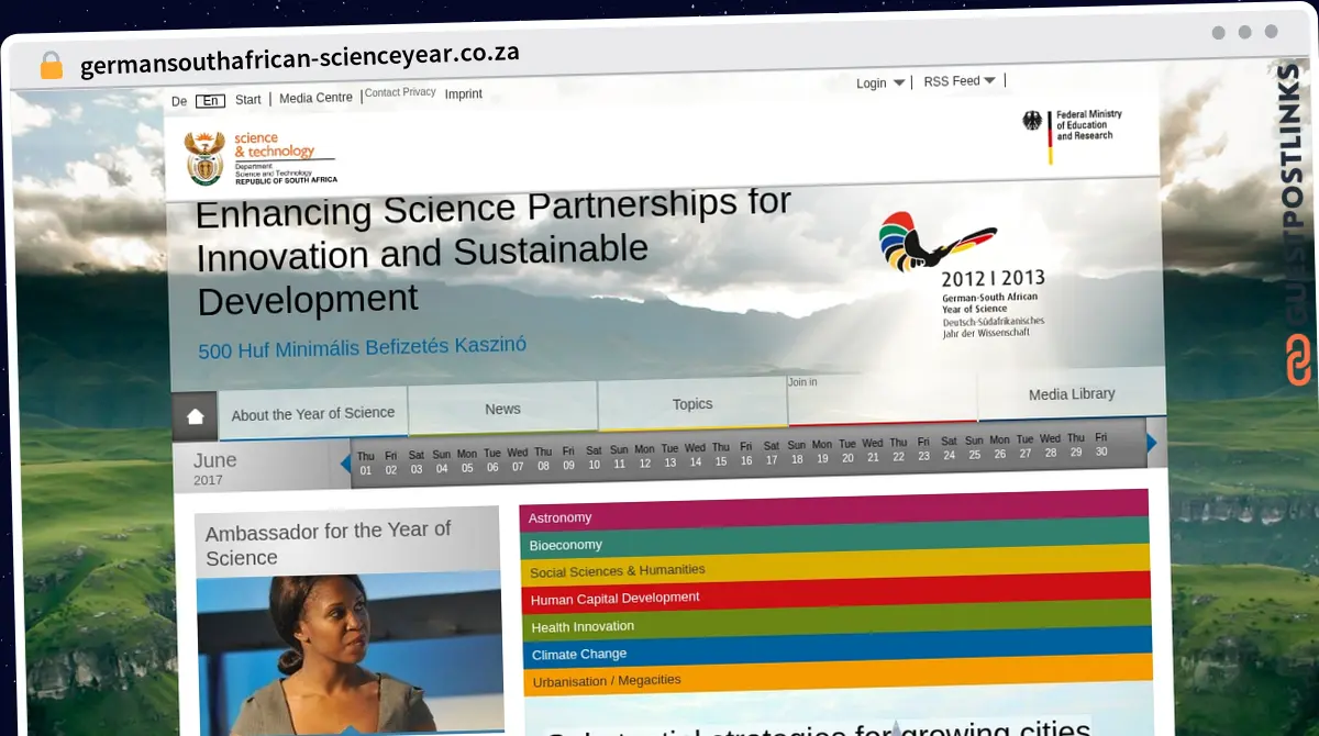 Publish Guest Post on germansouthafrican-scienceyear.co.za