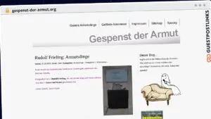 Publish Guest Post on gespenst-der-armut.org