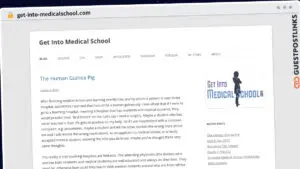 Publish Guest Post on get-into-medicalschool.com