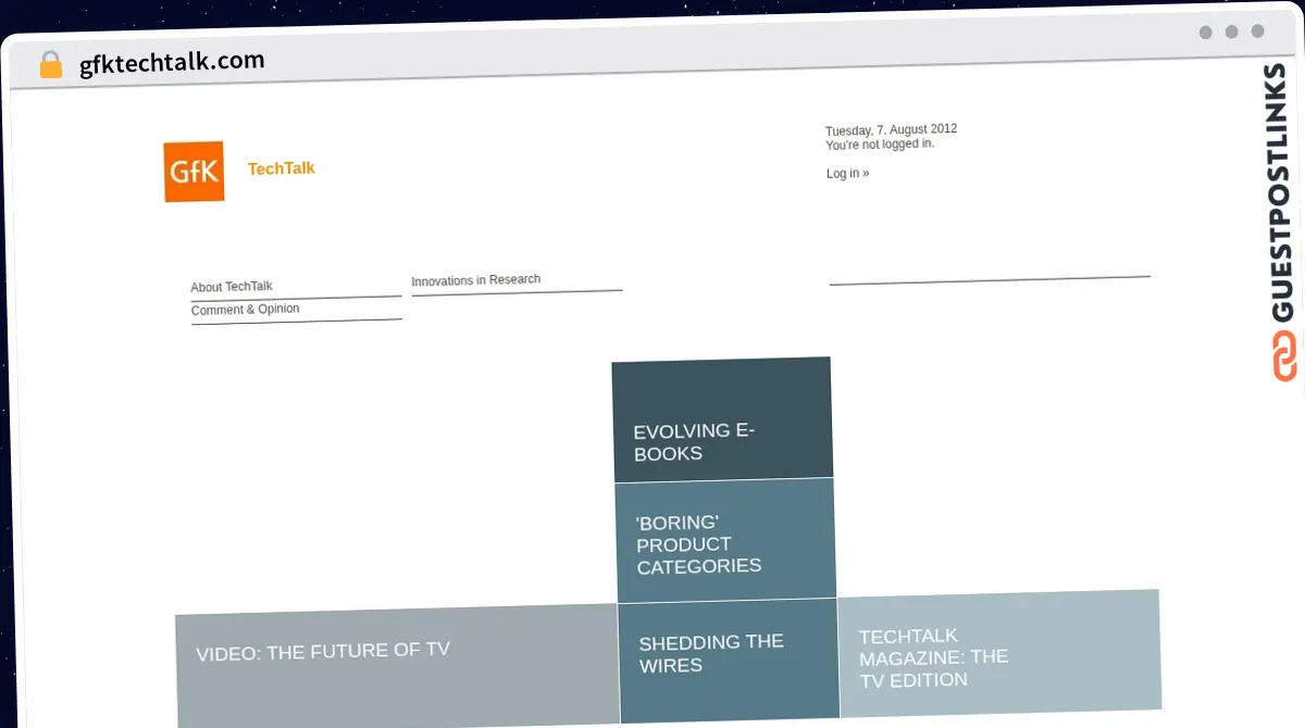 Publish Guest Post on gfktechtalk.com