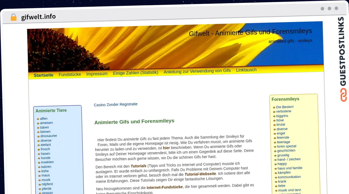 Publish Guest Post on gifwelt.info