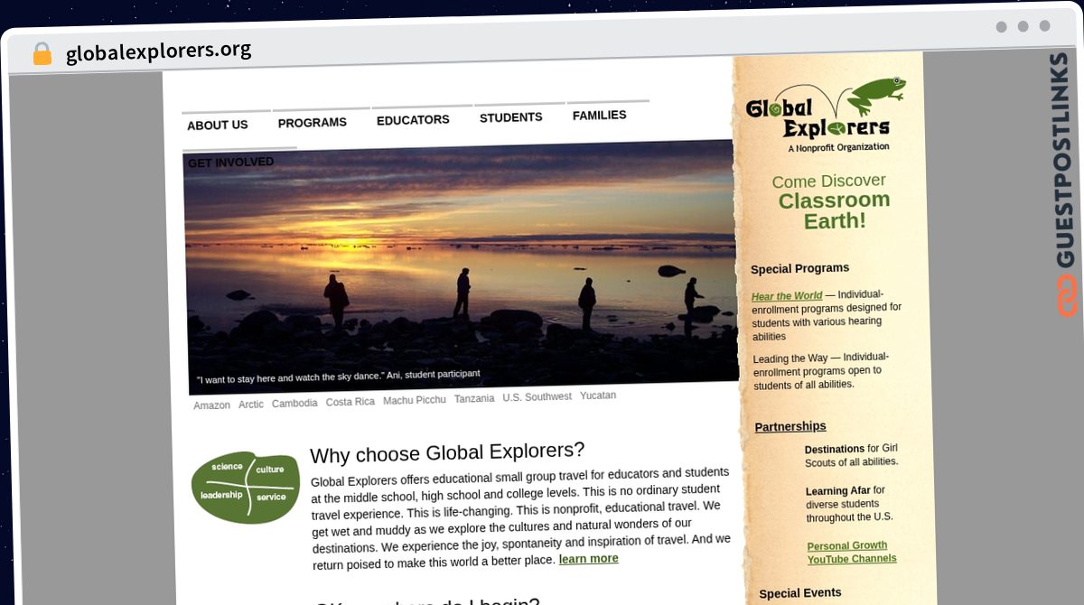 Publish Guest Post on globalexplorers.org