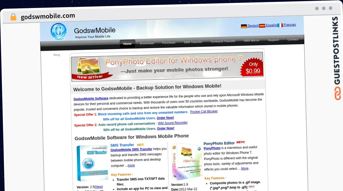 Publish Guest Post on godswmobile.com