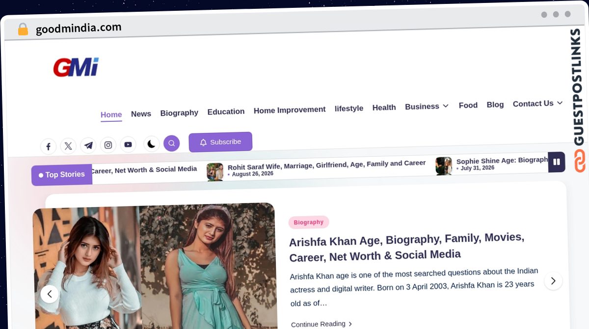 Publish Guest Post on goodmindia.com
