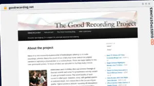 Publish Guest Post on goodrecording.net