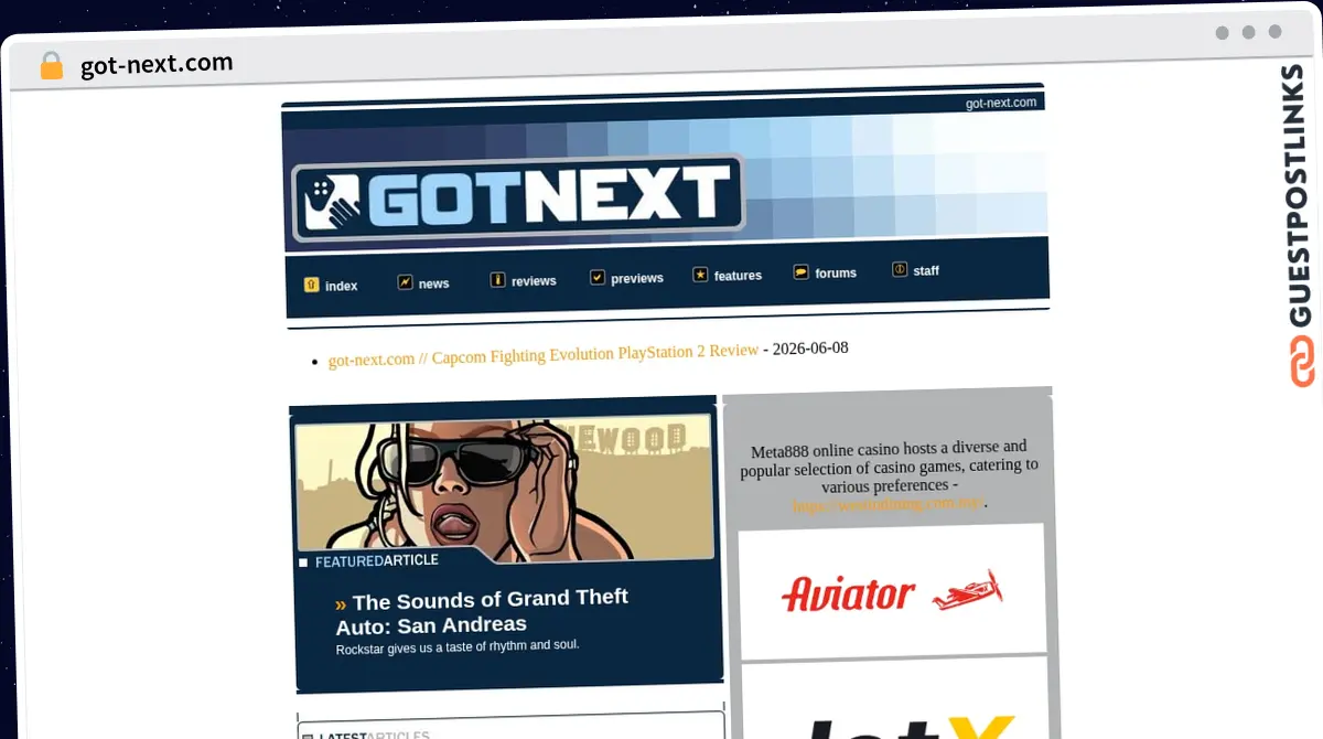 Publish Guest Post on got-next.com