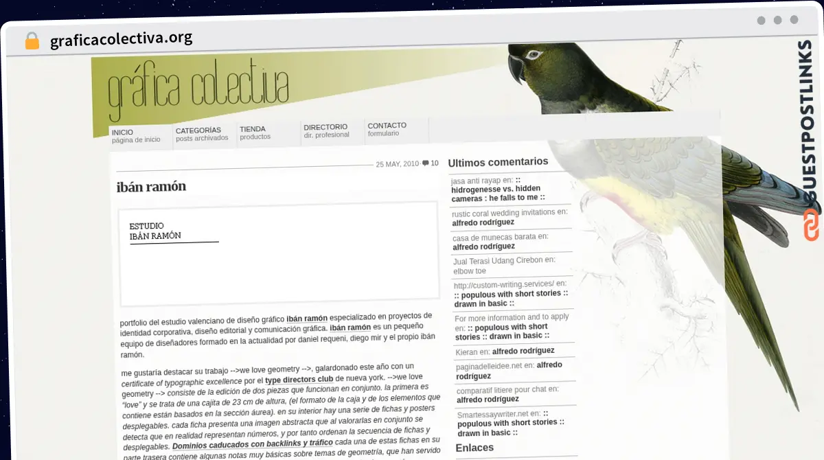 Publish Guest Post on graficacolectiva.org