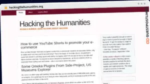 Publish Guest Post on hackingthehumanities.org