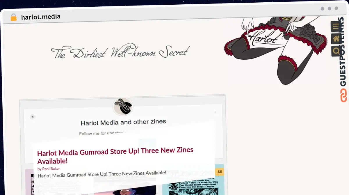 Publish Guest Post on harlot.media