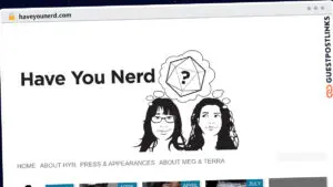 Publish Guest Post on haveyounerd.com