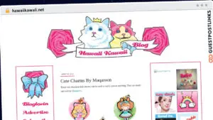 Publish Guest Post on hawaiikawaii.net
