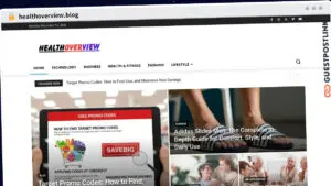 Publish Guest Post on healthoverview.blog