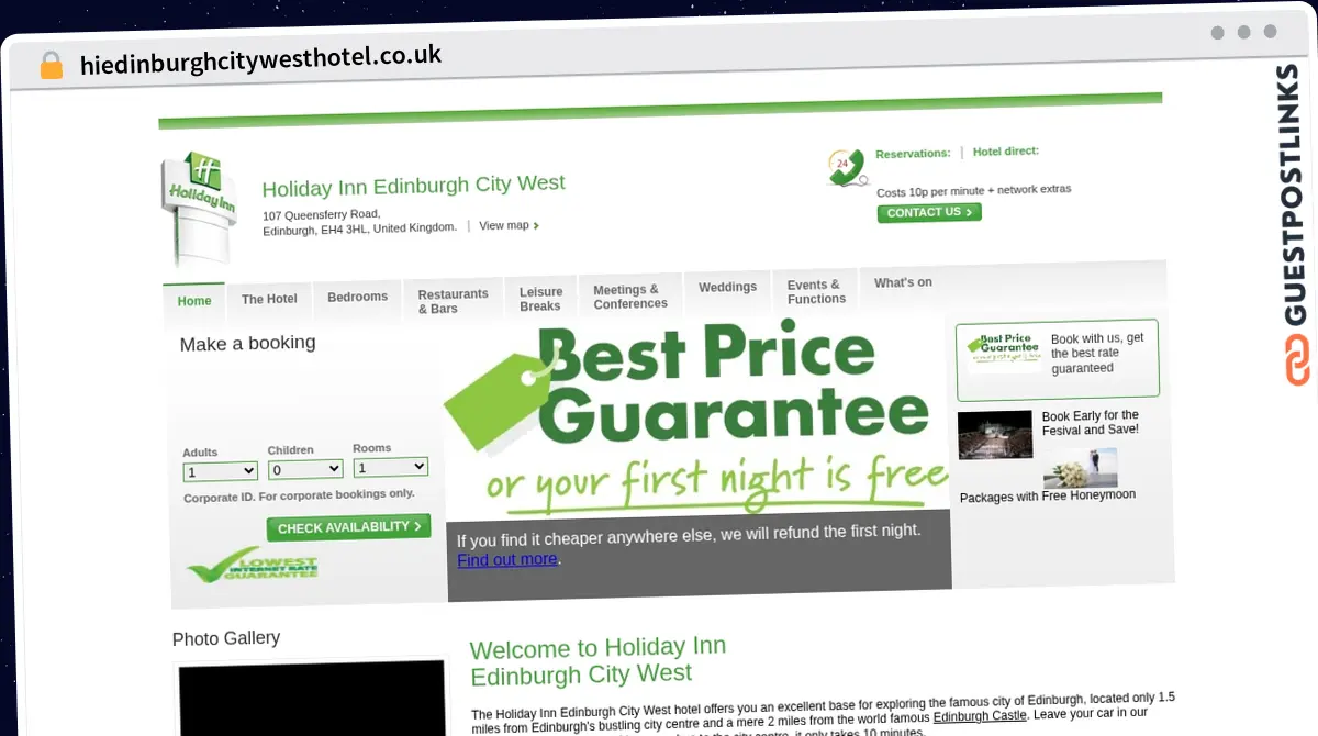 Publish Guest Post on hiedinburghcitywesthotel.co.uk