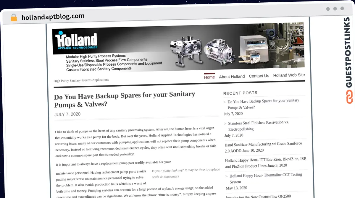 Publish Guest Post on hollandaptblog.com