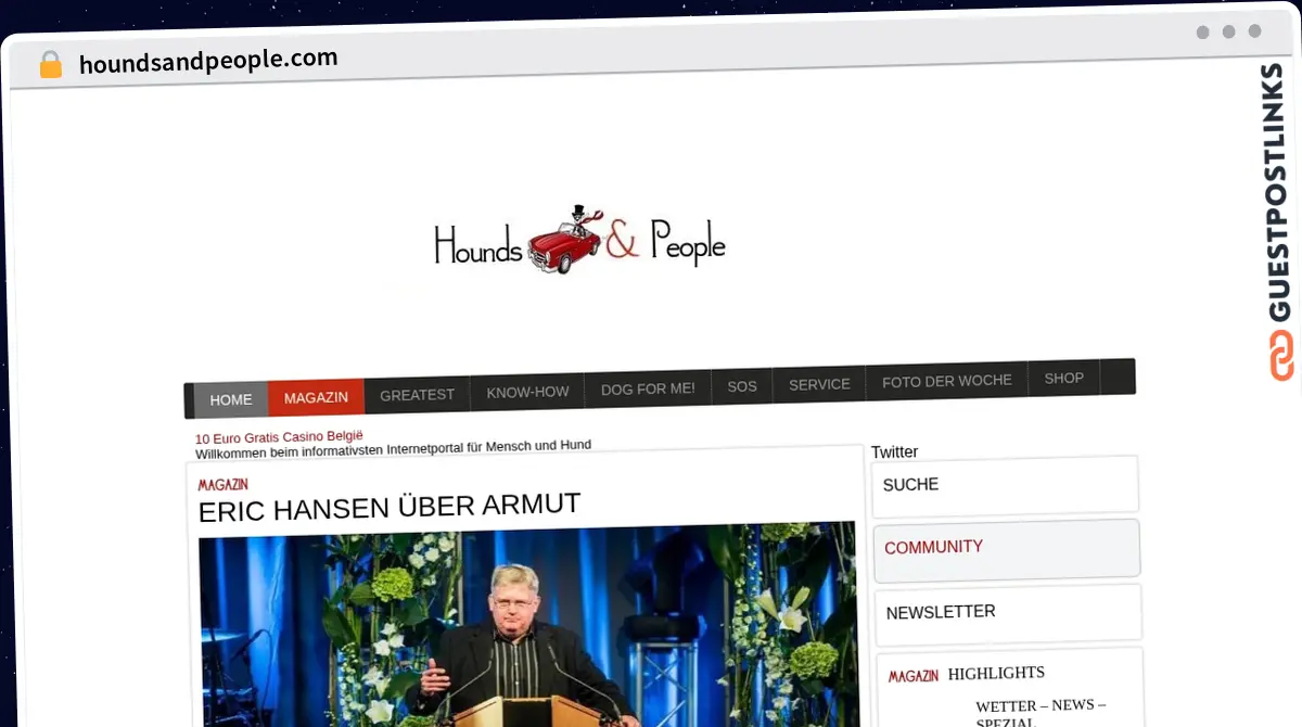 Publish Guest Post on houndsandpeople.com