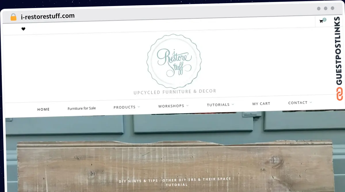 Publish Guest Post on i-restorestuff.com