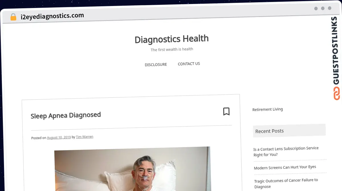 Publish Guest Post on i2eyediagnostics.com