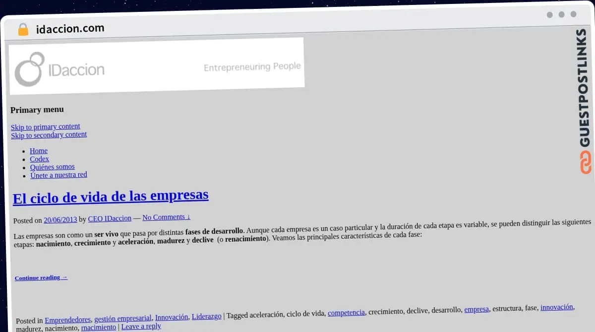 Publish Guest Post on idaccion.com